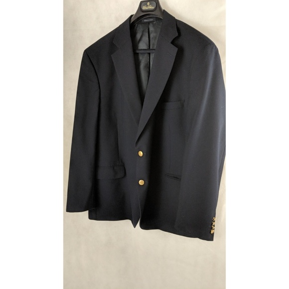Lands' End Other - Lands in Navy Blue Mens 2 Button Blazer a6